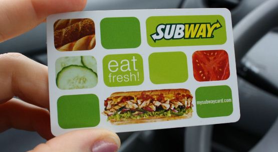 subway card activation