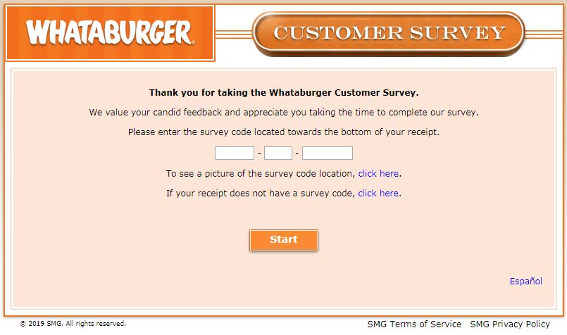 whataburger survey