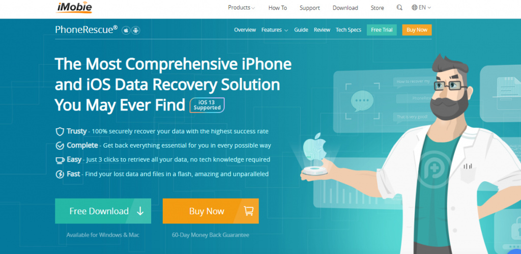 phone rescue ios data recovery software