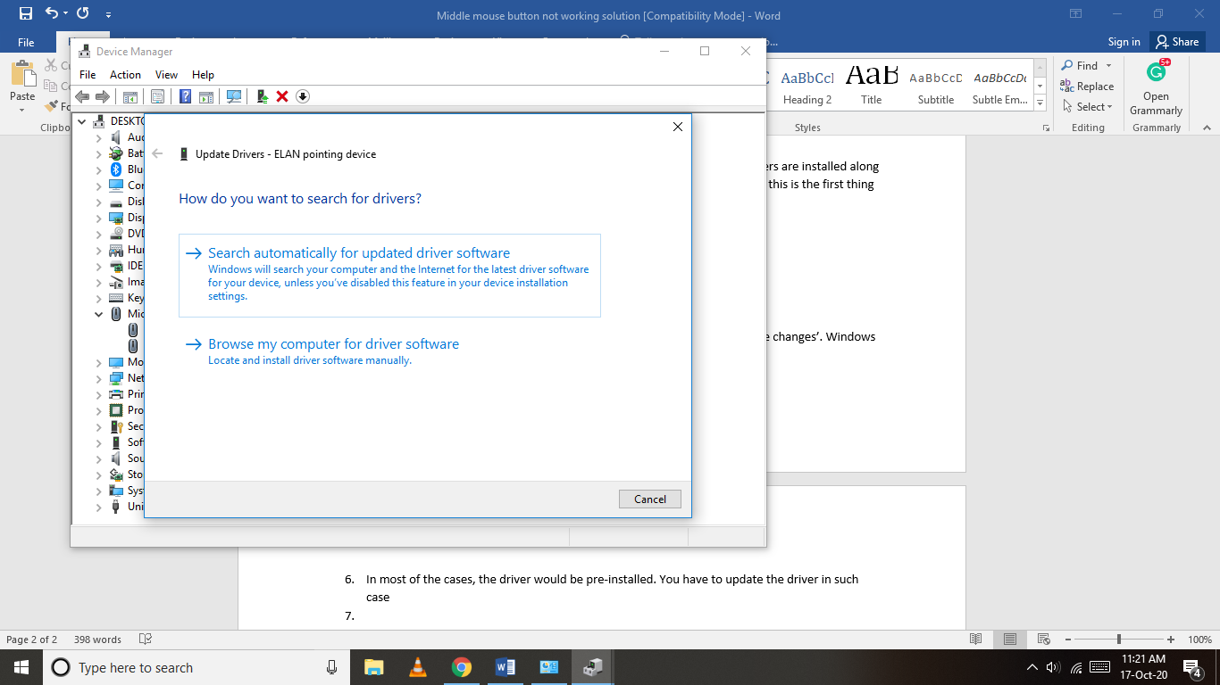 Middle Mouse Button Not Working Fix Now