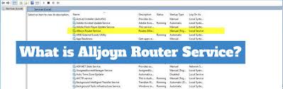 disable Alljoyn router