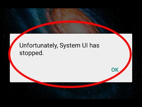 System UI stopped