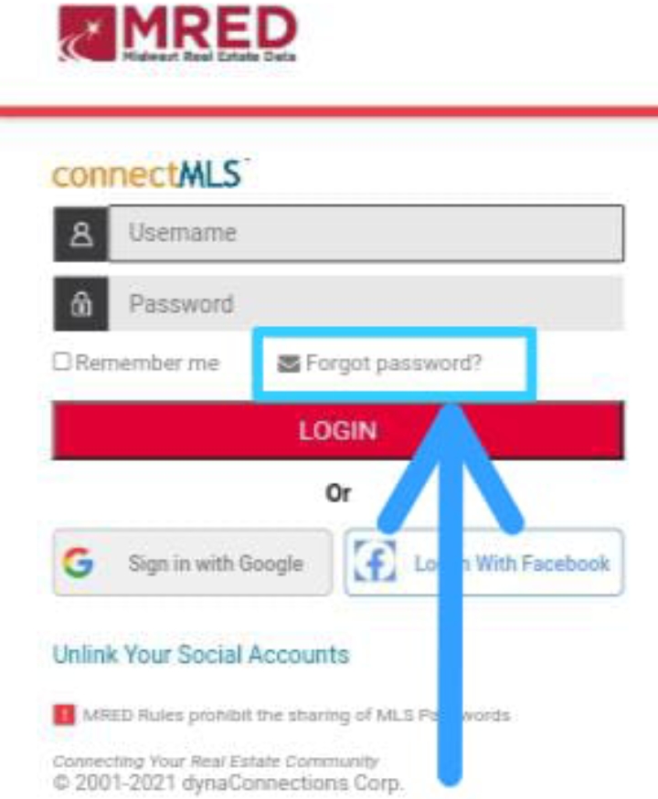 ConnectMLS Login