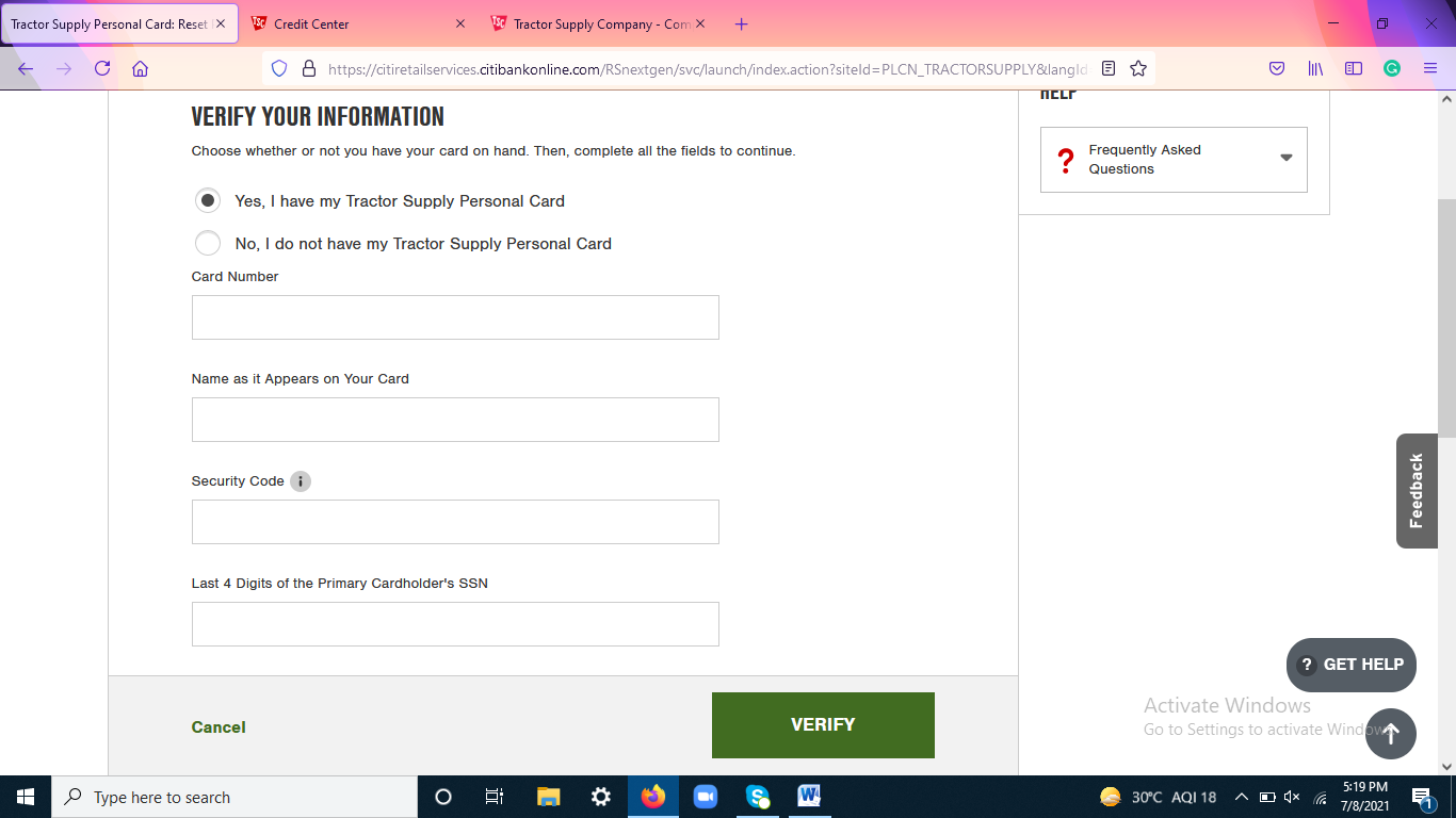 Tractor Supply Credit Card Login, Bill Payment and Customer Support