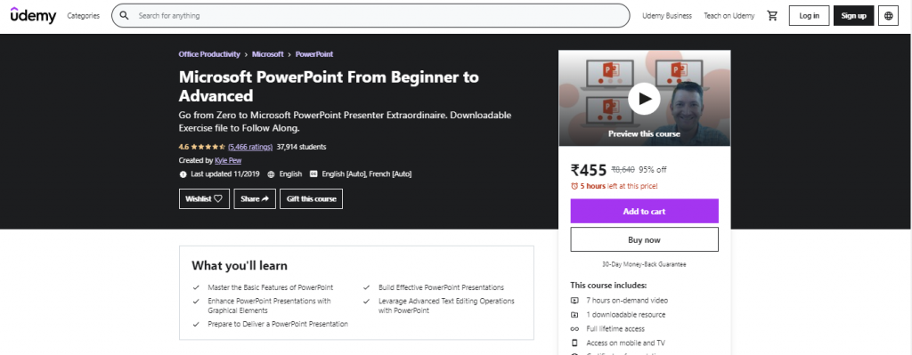 Microsoft PowerPoint: PowerPoint from Beginner to Advanced Level