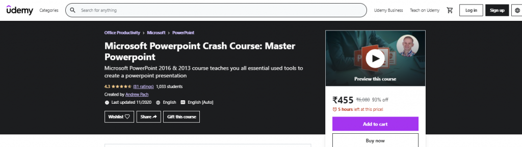 Microsoft PowerPoint Crash Course: Master PowerPoint