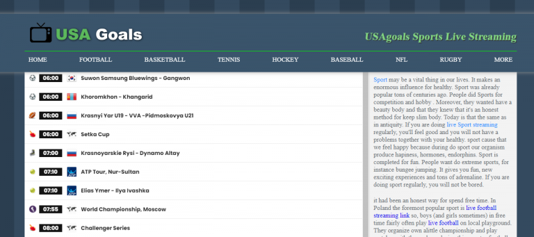 Best Alternatives To usagoals.net | Top 6 Similar sites like usagoals.net