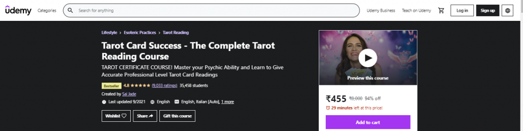 Tarot Card Success- The Complete Tarot Reading Course