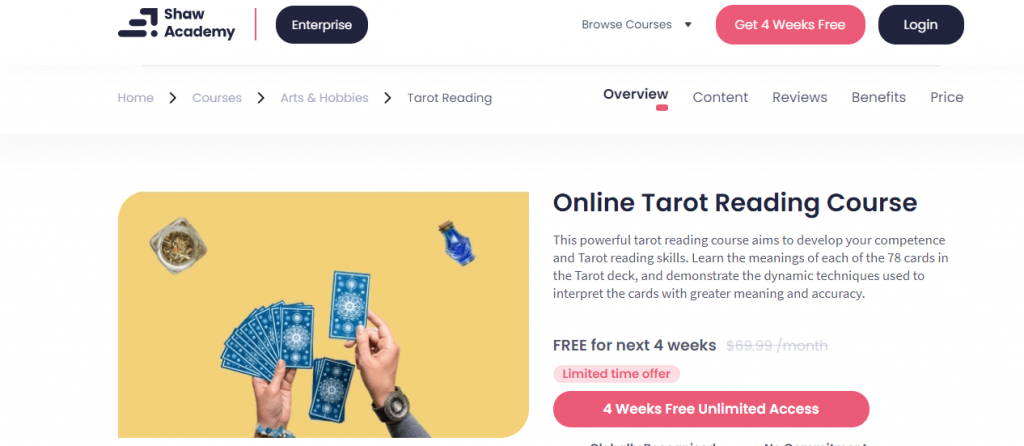 Complete Online Tarot Reading Course