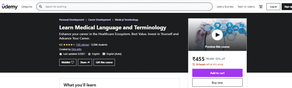 Learn Medical Language and Terminology