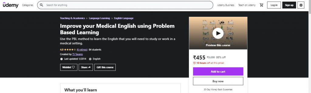 Improve Your Medical English Using Problem Based Learning