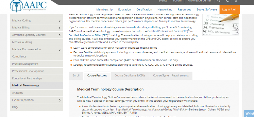 Medical Terminology Online Course