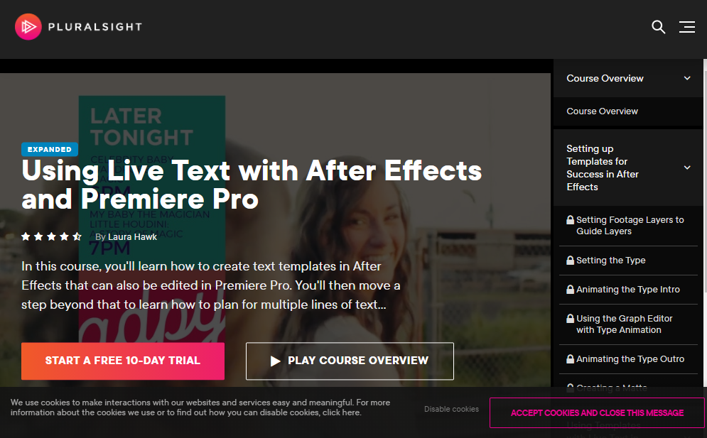 Using Live Text with After Effects and Premiere Pro