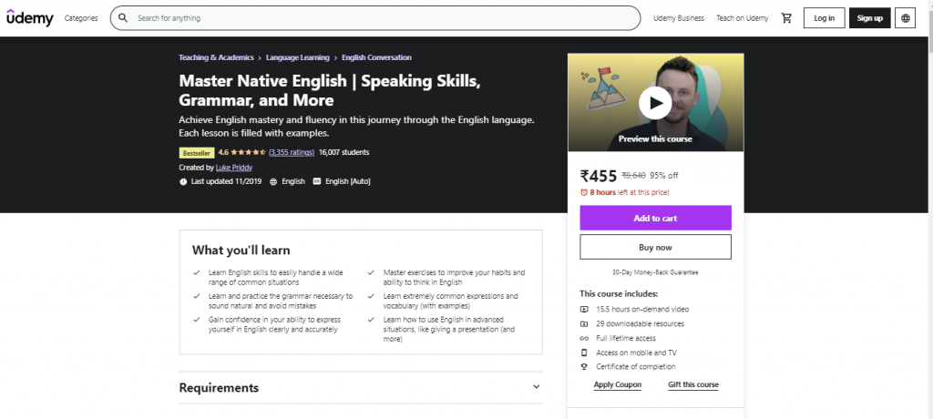 Master Native English | Speaking Skills, Grammar and More