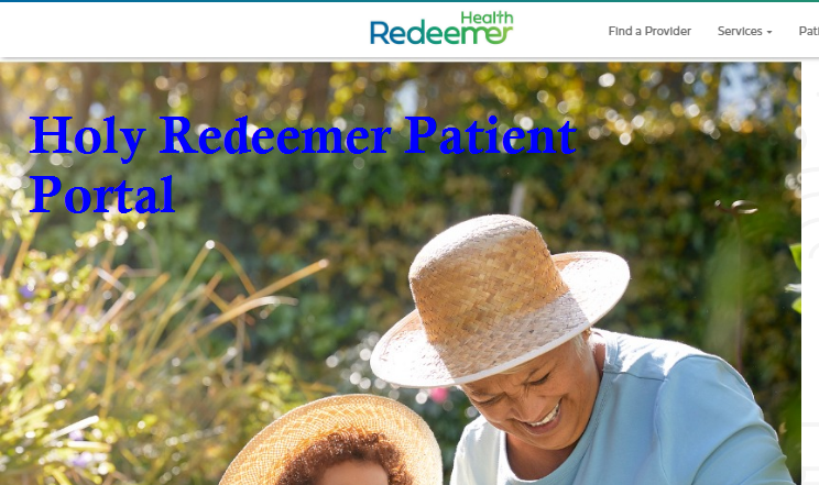 Login Holy Redeemer Patient Portal at www.redeemerhealth.org