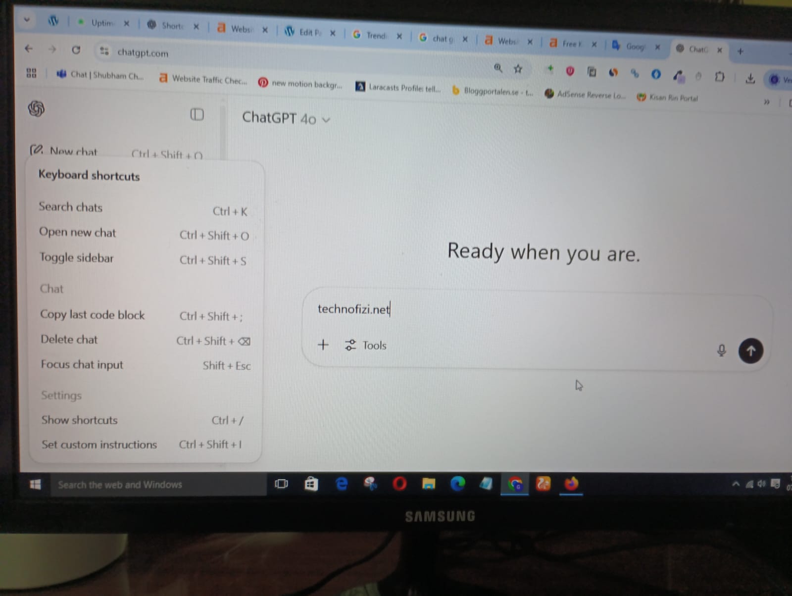 Chatgpt Keyboard Shortcuts
