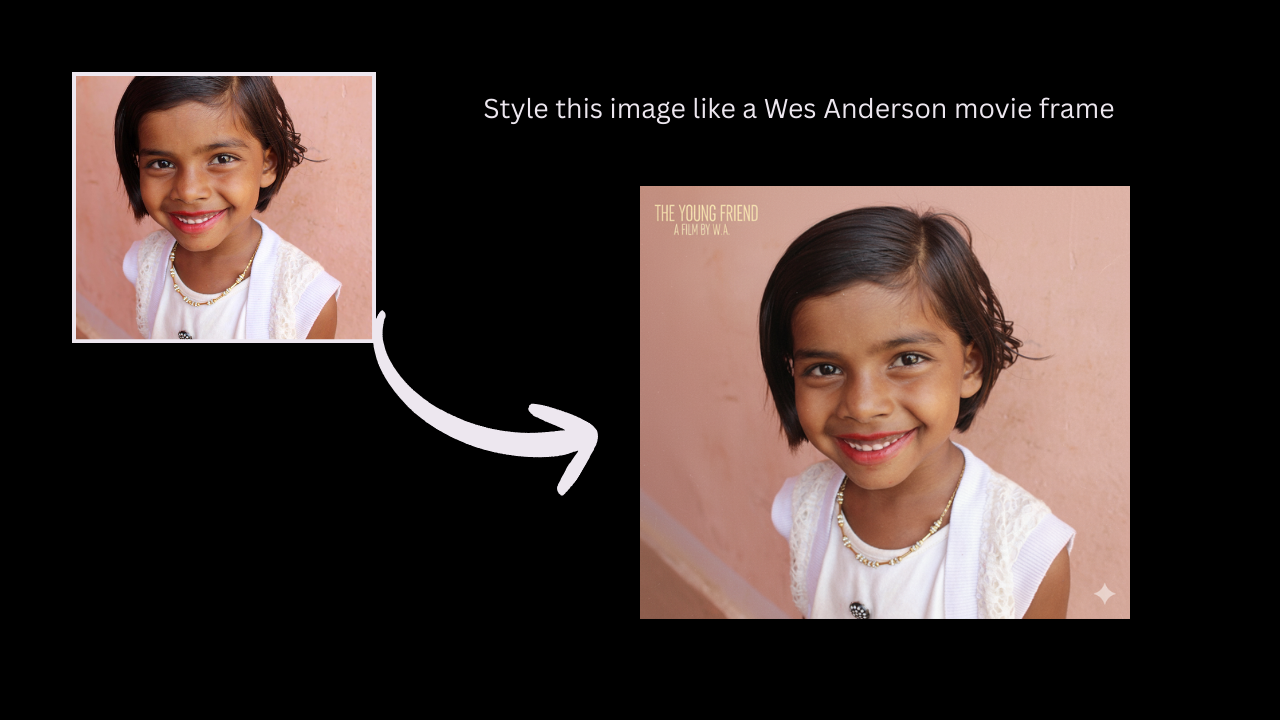 Style this image like a Wes Anderson movie frame