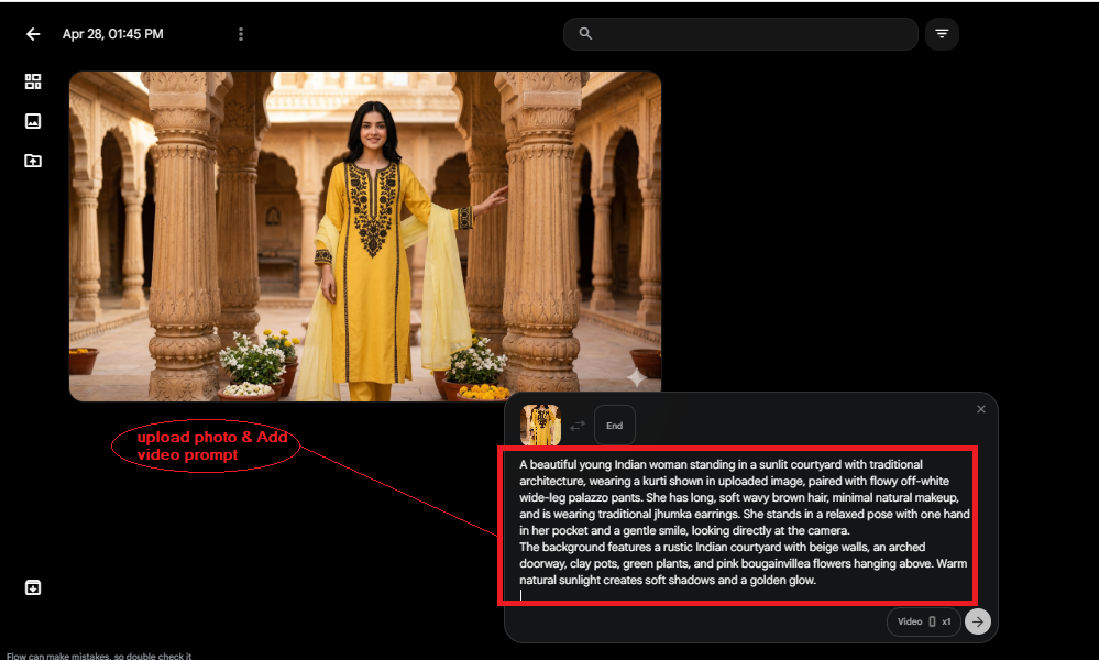 Upload Image on Google Flow