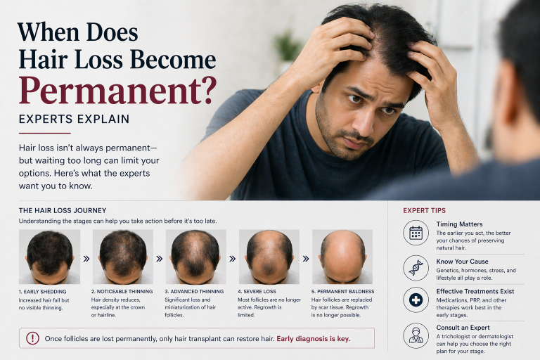 When Does Hair Loss Become Permanent? Experts Explain 
