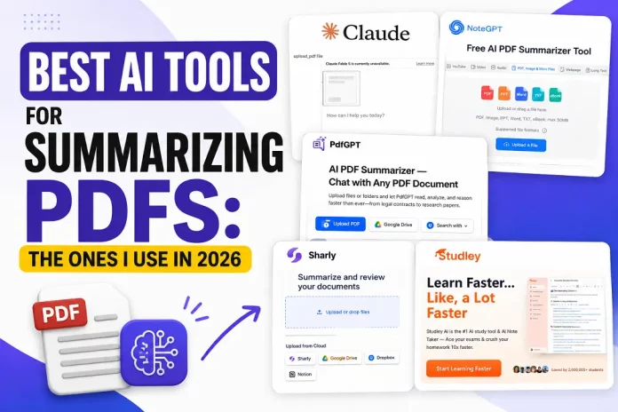 Best AI Tools for Summarizing PDFs Best AI Tools for Summarizing PDFs