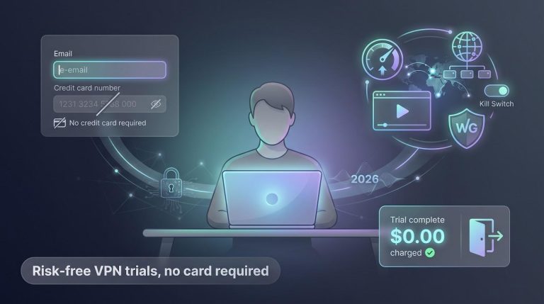 5 Best VPNs with Free Trial No Credit Card Needed: Risk-Free Picks for 2026
